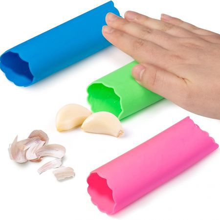 Set Of 3 Effortlessly Garlic Peeler, Reusable Silicone Garlic Peeler Roller, Quickly Peel Garlic Easy Kitchen Tool Set Of 3 Effortlessly Garlic Peeler, Reusable Silicone Garlic Peeler Roller, Quickly Peel Garlic Easy Kitchen Tool